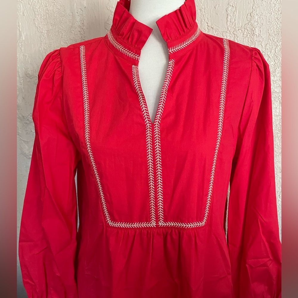 JODIFL Red Long Sleeve Dress - Picture 2 of 5